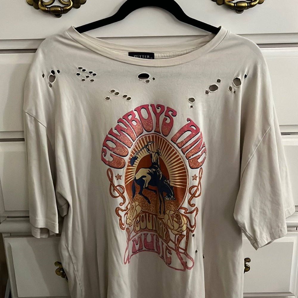 Cowboys and country music t-shirt